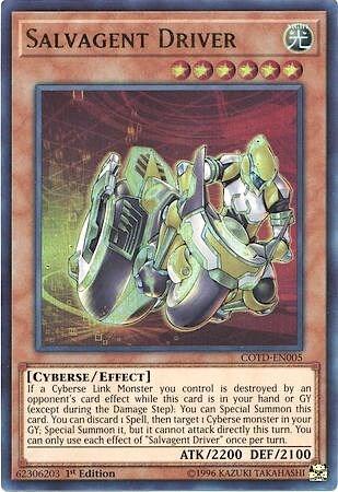 Salvagent Driver (COTD-EN005) [Code of the Duelist]