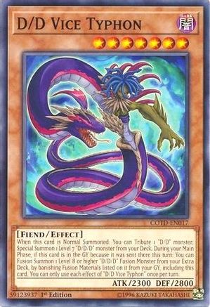 D/D Vice Typhon (COTD-EN017) - Code of the Duelist 1st Edition