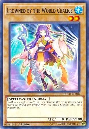 Crowned by the World Chalice (COTD-EN018) [Code of the Duelist]