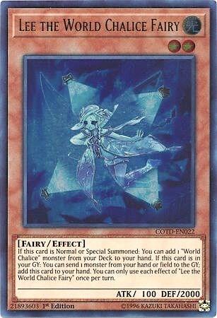 Lee the World Chalice Fairy (COTD-EN022) [Code of the Duelist]