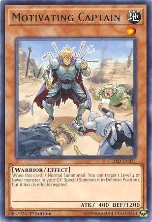 Motivating Captain (COTD-EN031) [Code of the Duelist]