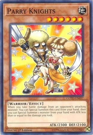 Parry Knights (COTD-EN037) [Code of the Duelist]