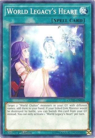 World Legacy's Heart (COTD-EN058) [Code of the Duelist]