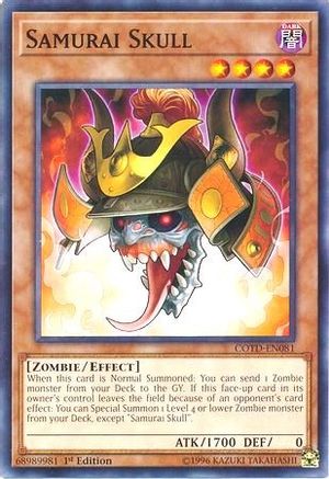 Samurai Skull (COTD-EN081) - Code of the Duelist 1st Edition