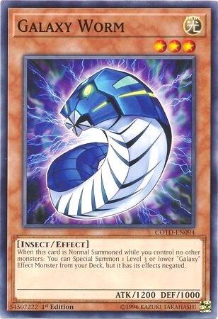 Galaxy Worm (COTD-EN094) [Code of the Duelist]