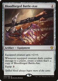 Bloodforged Battle-Axe (50) [Commander 2017]