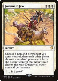 Fortunate Few (4) [Commander 2017]