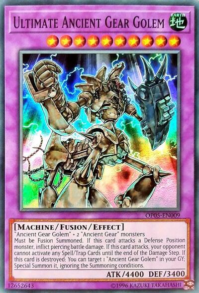 Ultimate Ancient Gear Golem (OP05-EN009) [OTS Tournament Pack 5]