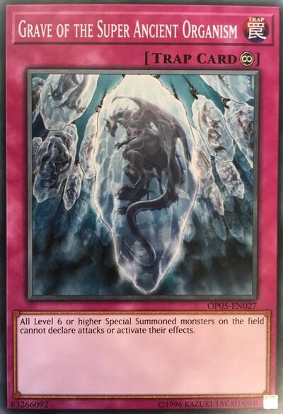 Grave of the Super Ancient Organism (OP05-EN027) [OTS Tournament Pack 5]