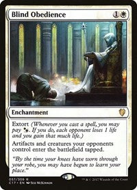 Blind Obedience (57) [Commander 2017]