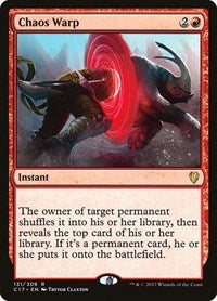 Chaos Warp (131) [Commander 2017]