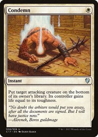 Condemn (58) [Commander 2017]
