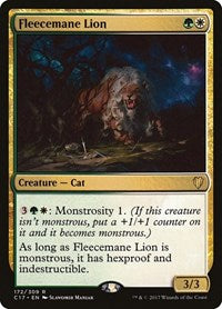 Fleecemane Lion (172) [Commander 2017]