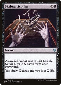 Skeletal Scrying (125) [Commander 2017]