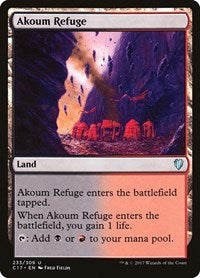 Akoum Refuge (233) [Commander 2017]