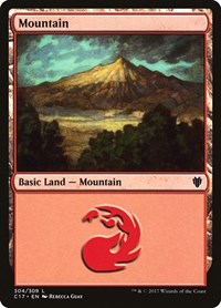 Mountain (304) (304) [Commander 2017]