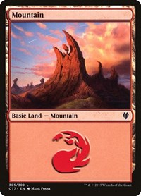 Mountain (305) (305) [Commander 2017]