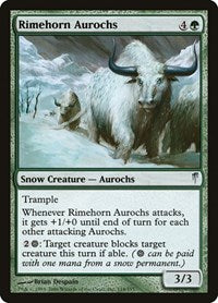 Rimehorn Aurochs (118) [Coldsnap]