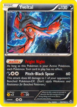 Yveltal 094/162  - Holofoil Blister Exclusives - Promo