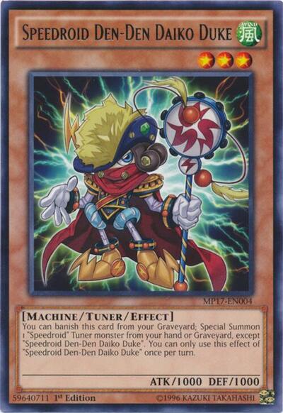 Speedroid Den-Den Daiko Duke (MP17-EN004) [2017 Mega-Tins Mega Pack]