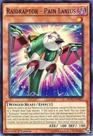 Raidraptor - Pain Lanius (MP17-EN007) - 2017 Mega-Tins Mega Pack 1st Edition