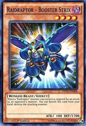 Raidraptor - Booster Strix (MP17-EN008) - 2017 Mega-Tins Mega Pack 1st Edition
