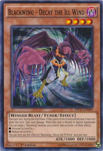 Blackwing - Decay the Ill Wind (MP17-EN009) [2017 Mega-Tins Mega Pack]