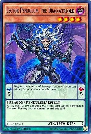 Lector Pendulum, the Dracoverlord (MP17-EN014) - 2017 Mega-Tins Mega Pack 1st Edition
