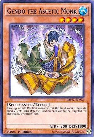 Gendo the Ascetic Monk (MP17-EN023) - 2017 Mega-Tins Mega Pack 1st Edition