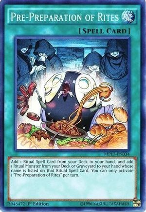 Pre-Preparation of Rites (MP17-EN034) - 2017 Mega-Tins Mega Pack 1st Edition