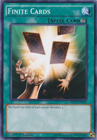 Finite Cards (MP17-EN037) [2017 Mega-Tins Mega Pack]