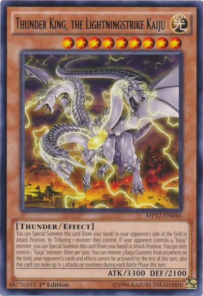 Thunder King, the Lightningstrike Kaiju (MP17-EN046) [2017 Mega-Tins Mega Pack]