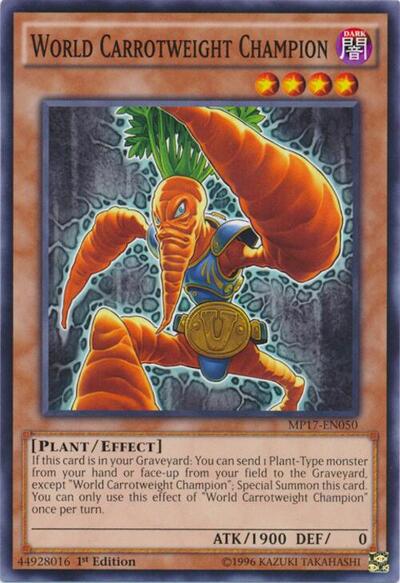 World Carrotweight Champion (MP17-EN050) [2017 Mega-Tins Mega Pack]