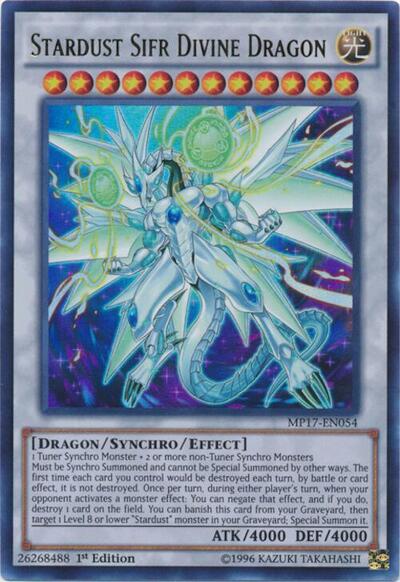 Stardust Sifr Divine Dragon (MP17-EN054) [2017 Mega-Tins Mega Pack]