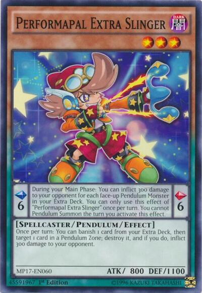 Performapal Extra Slinger (MP17-EN060) [2017 Mega-Tins Mega Pack]