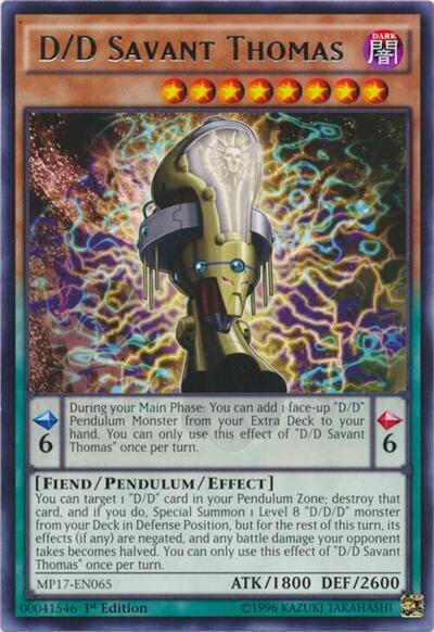 D/D Savant Thomas (MP17-EN065) [2017 Mega-Tins Mega Pack]