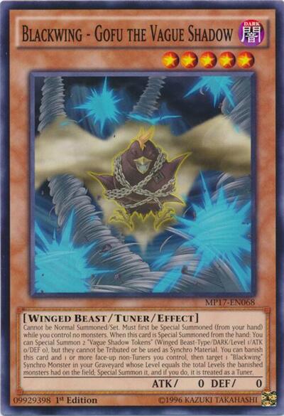 Blackwing - Gofu the Vague Shadow (MP17-EN068) [2017 Mega-Tins Mega Pack]