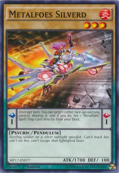 Metalfoes Silverd (MP17-EN077) [2017 Mega-Tins Mega Pack]