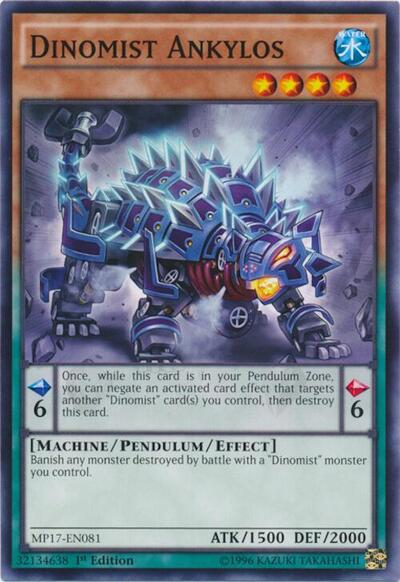 Dinomist Ankylos (MP17-EN081) [2017 Mega-Tins Mega Pack]