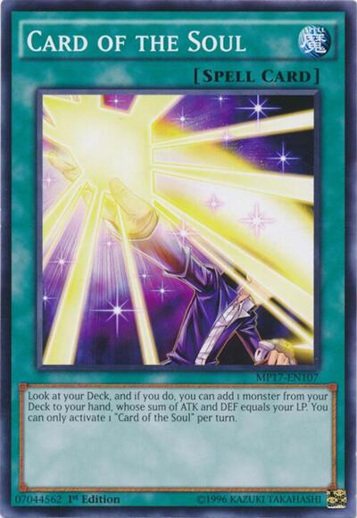 Card of the Soul (MP17-EN107) [2017 Mega-Tins Mega Pack]