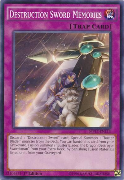 Destruction Sword Memories (MP17-EN113) [2017 Mega-Tins Mega Pack]