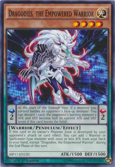 Dragodies, the Empowered Warrior (MP17-EN120) [2017 Mega-Tins Mega Pack]