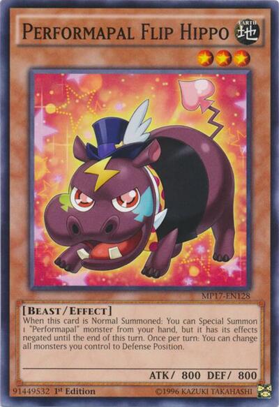 Performapal Flip Hippo (MP17-EN128) [2017 Mega-Tins Mega Pack]