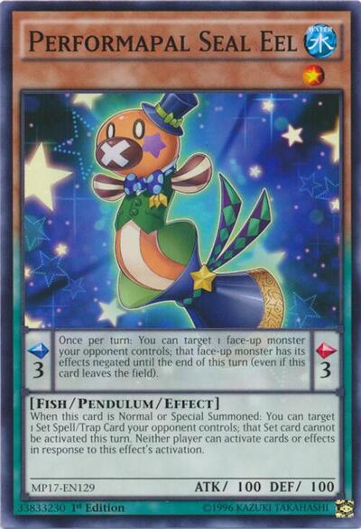 Performapal Seal Eel (MP17-EN129) [2017 Mega-Tins Mega Pack]