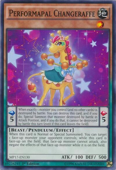 Performapal Changeraffe (MP17-EN130) [2017 Mega-Tins Mega Pack]
