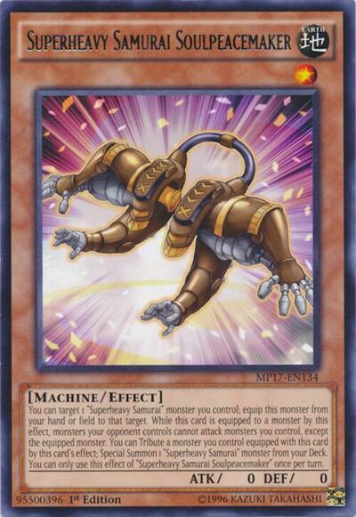 Superheavy Samurai Soulpeacemaker (MP17-EN134) [2017 Mega-Tins Mega Pack]