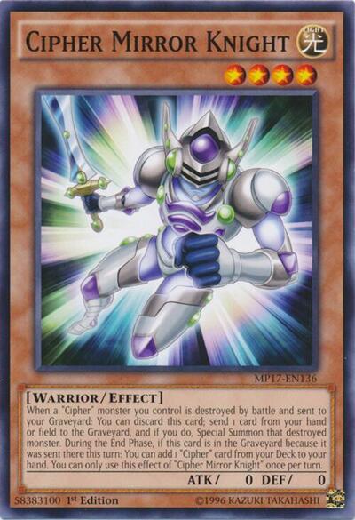Cipher Mirror Knight (MP17-EN136) [2017 Mega-Tins Mega Pack]