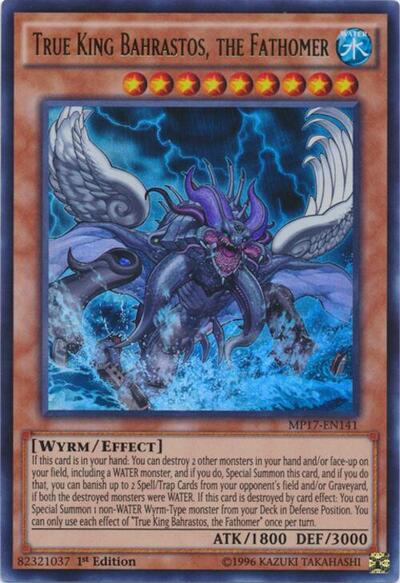 True King Bahrastos, the Fathomer (MP17-EN141) [2017 Mega-Tins Mega Pack]