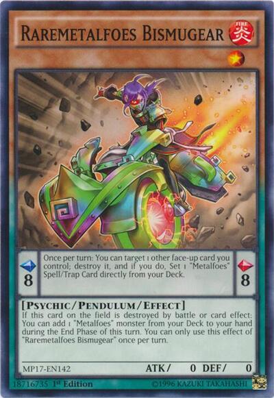 Raremetalfoes Bismugear (MP17-EN142) [2017 Mega-Tins Mega Pack]