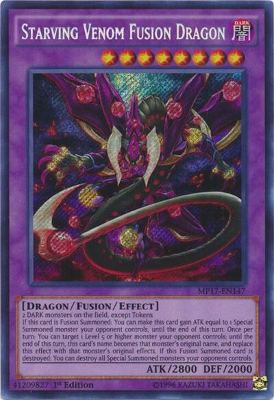 Starving Venom Fusion Dragon (MP17-EN147) [2017 Mega-Tins Mega Pack]
